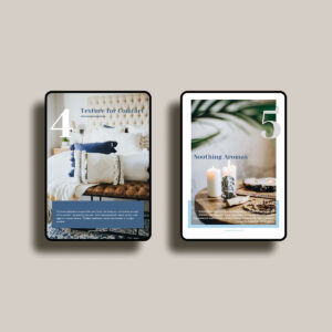 Mockup of eBook screens