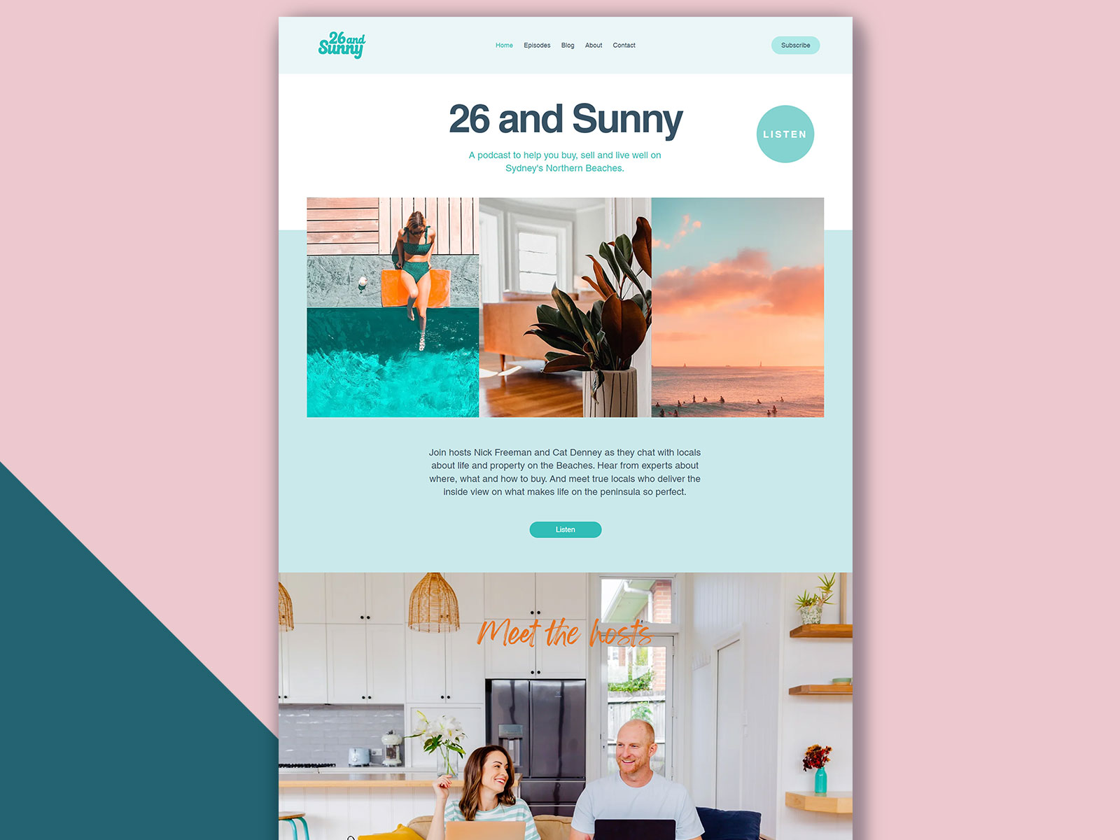 26 & Sunny Website
