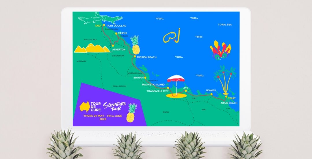 Illustrated map designs for a great cause